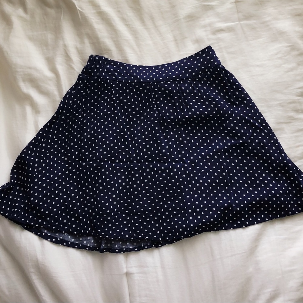 🌼 Polka Dot Circle Skirt
